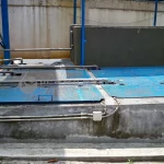 bak pengolahan lumpur untuk di lakukan proses selanjut nya