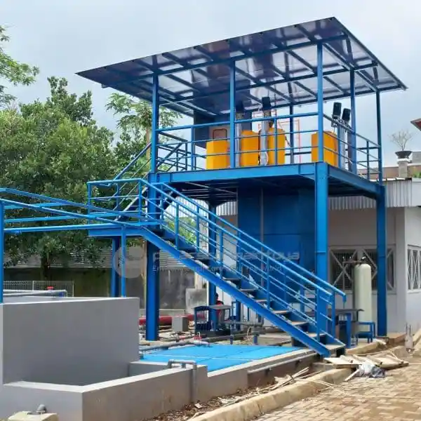 Proyek IPAL WWTP Afix kogyo IPAL Afix kogyo sumber libah cair berasal dari pengolahan pabrik tinta