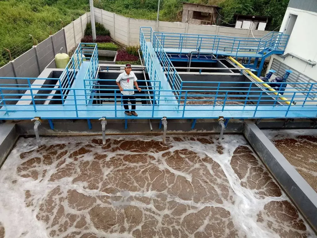 Proyek IPAL WWTP GTR Semarang - Bak Aerasi IPAL wwtp di semarang mengurangi dampak dari limbah cair