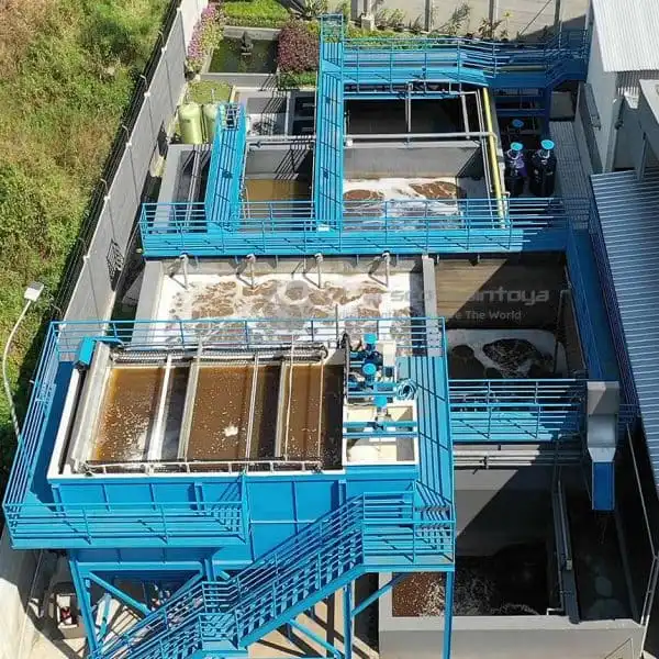 IPAL WWTP Industri pabrik minuman GTR di semarang