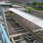 IPAL WWTP Nutrifood Indonesia di Cibitung tampak samping