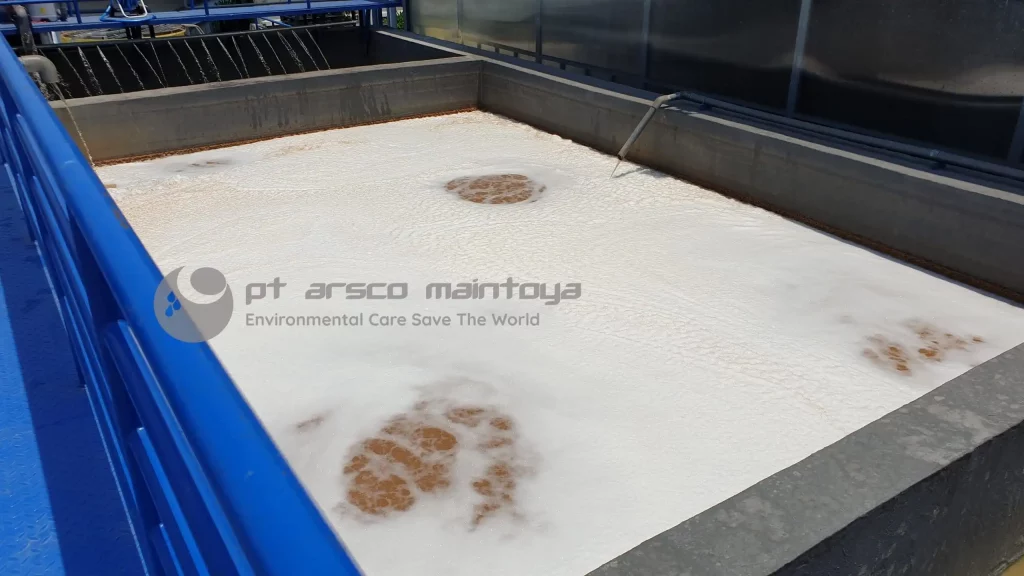 Proyek IPAL WWTP STM Semarang -Aerasi IPAL WWTP Ipal sistem aerobik