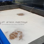 kualitas air limbah di bak aerasi savana tirta makmur